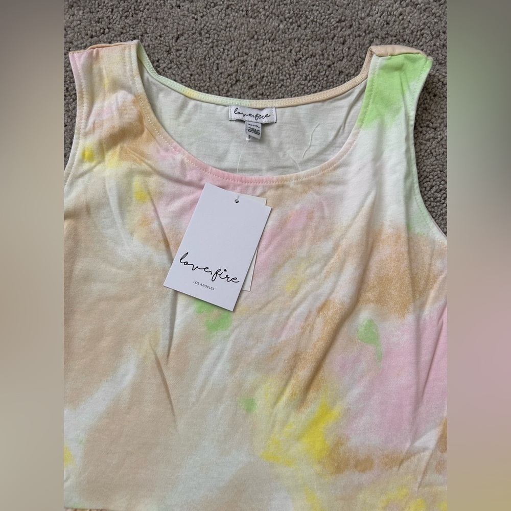 Tie Dye Tiered Tank Dress, New with tags - Picture 3 of 5